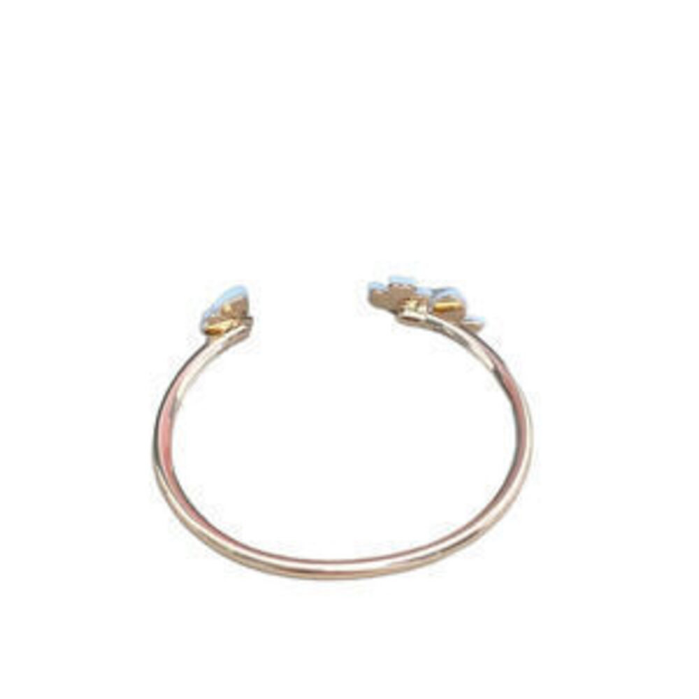 kate spade Natural Shell Inlay Flower Open Bangle - Picture 5 of 5
